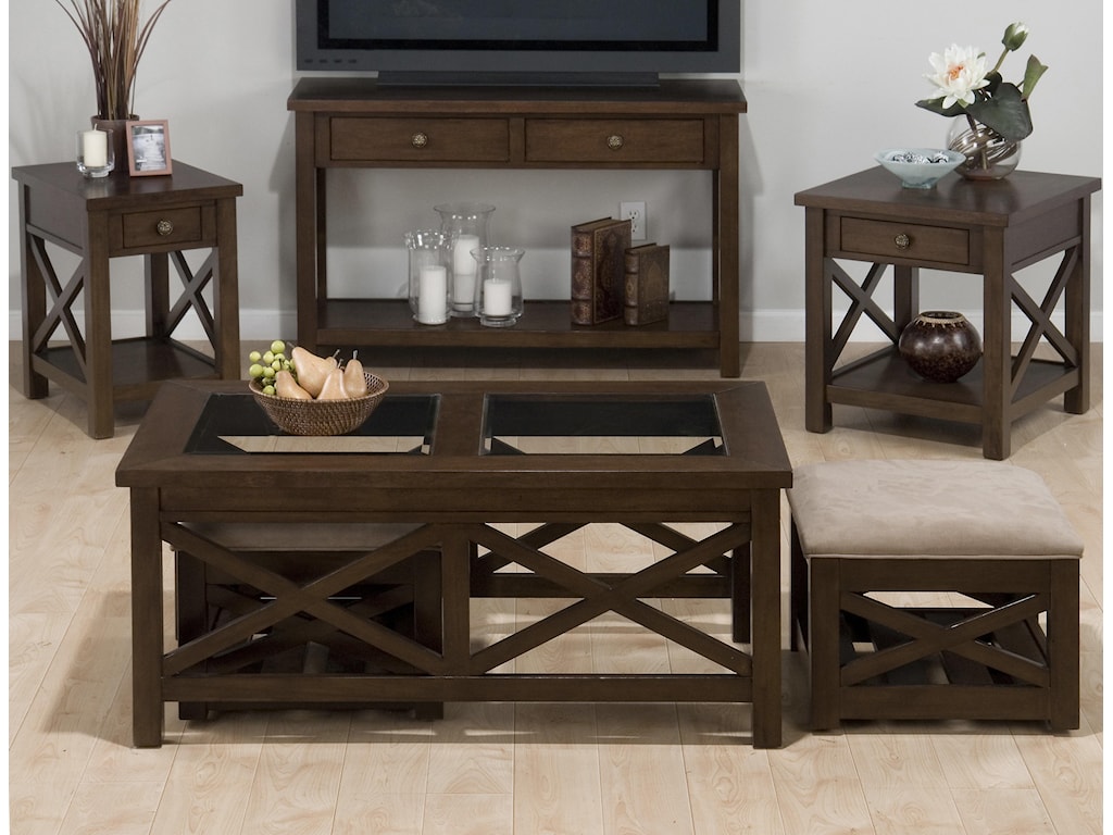 Featured image of post Coffee Table With Nested Ottomans - The table is made from beautiful chocolate brown wood and the dimensions are 35.5″l x 35.5″w x 20″h.
