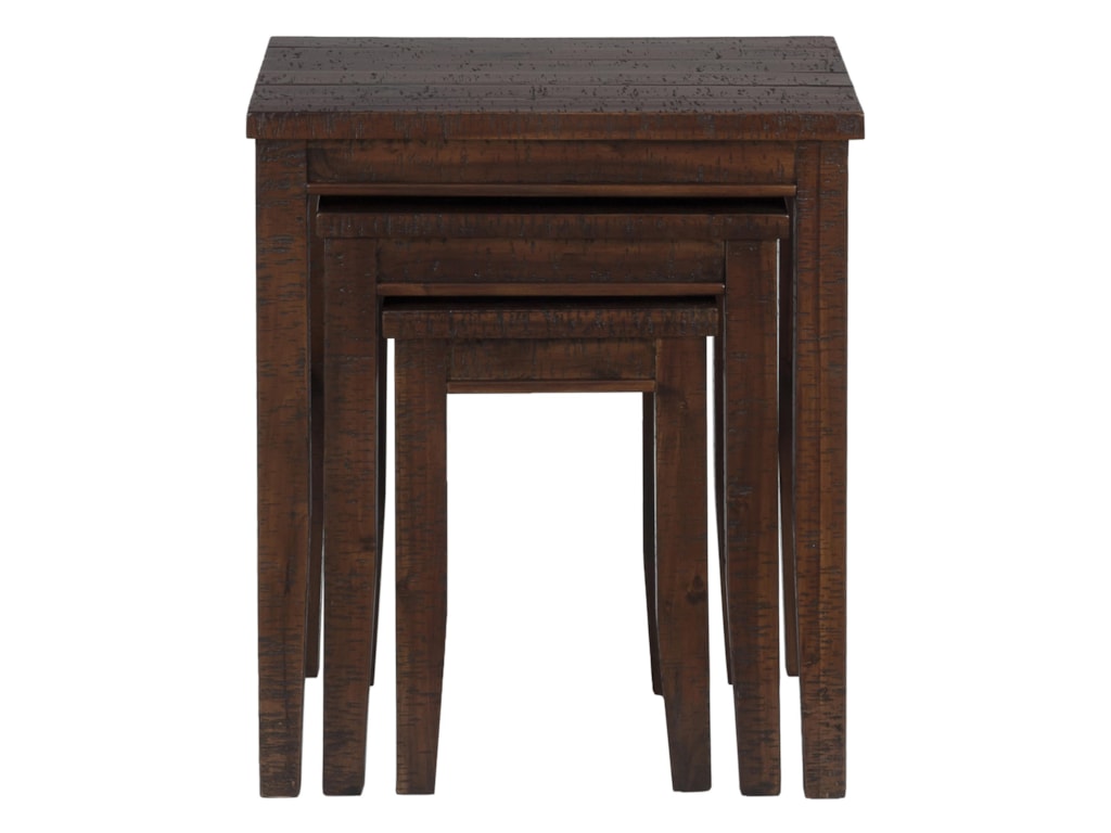 Jofran Urban Lodge Brown3 Nesting Chairside Table