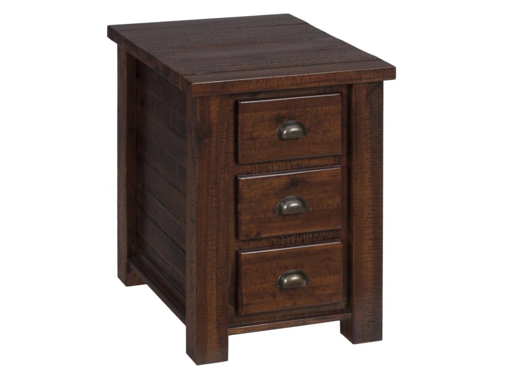 Jofran Urban Lodge BrownChairside Table