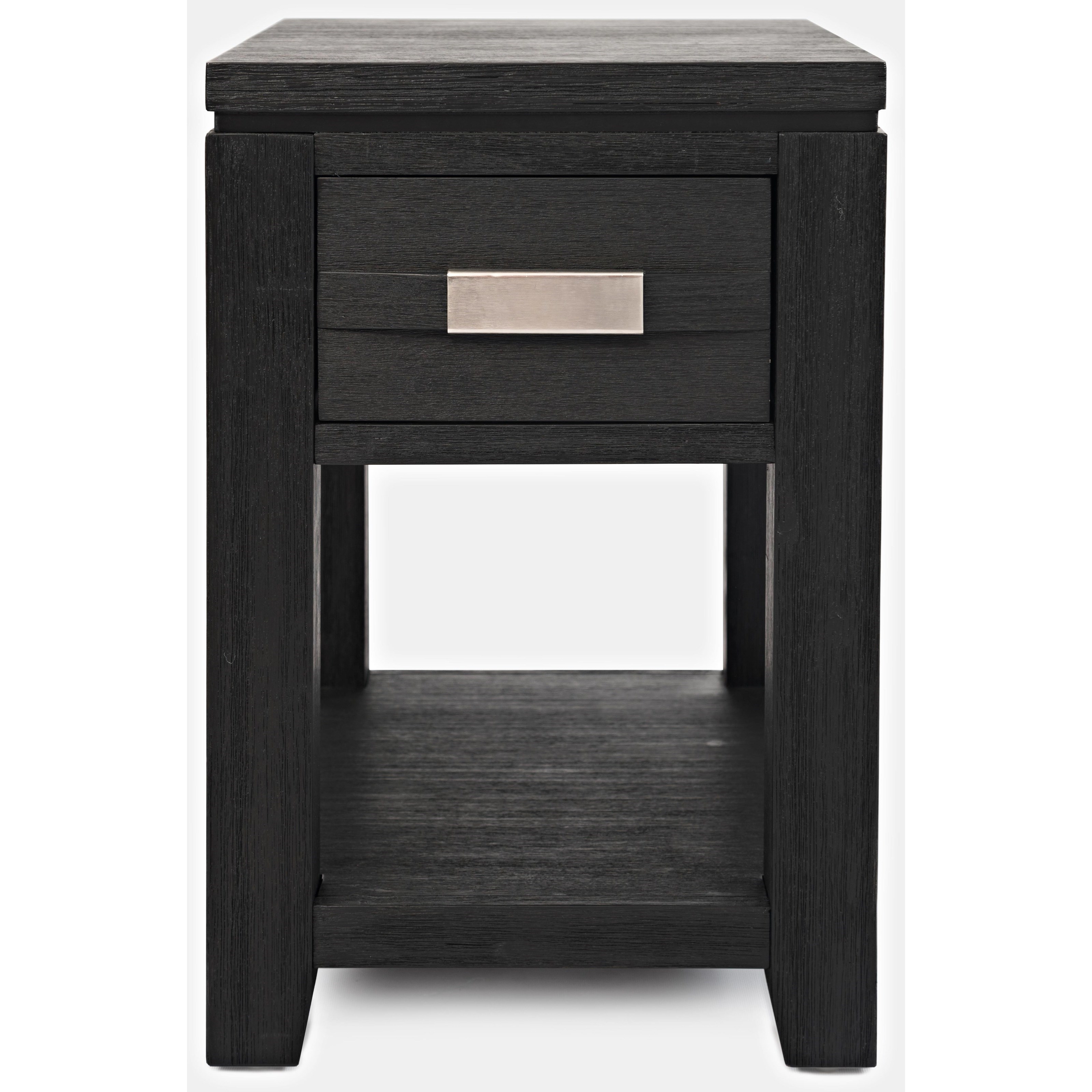 Jofran Altamonte Power Chairside Table With Shelf Bullard