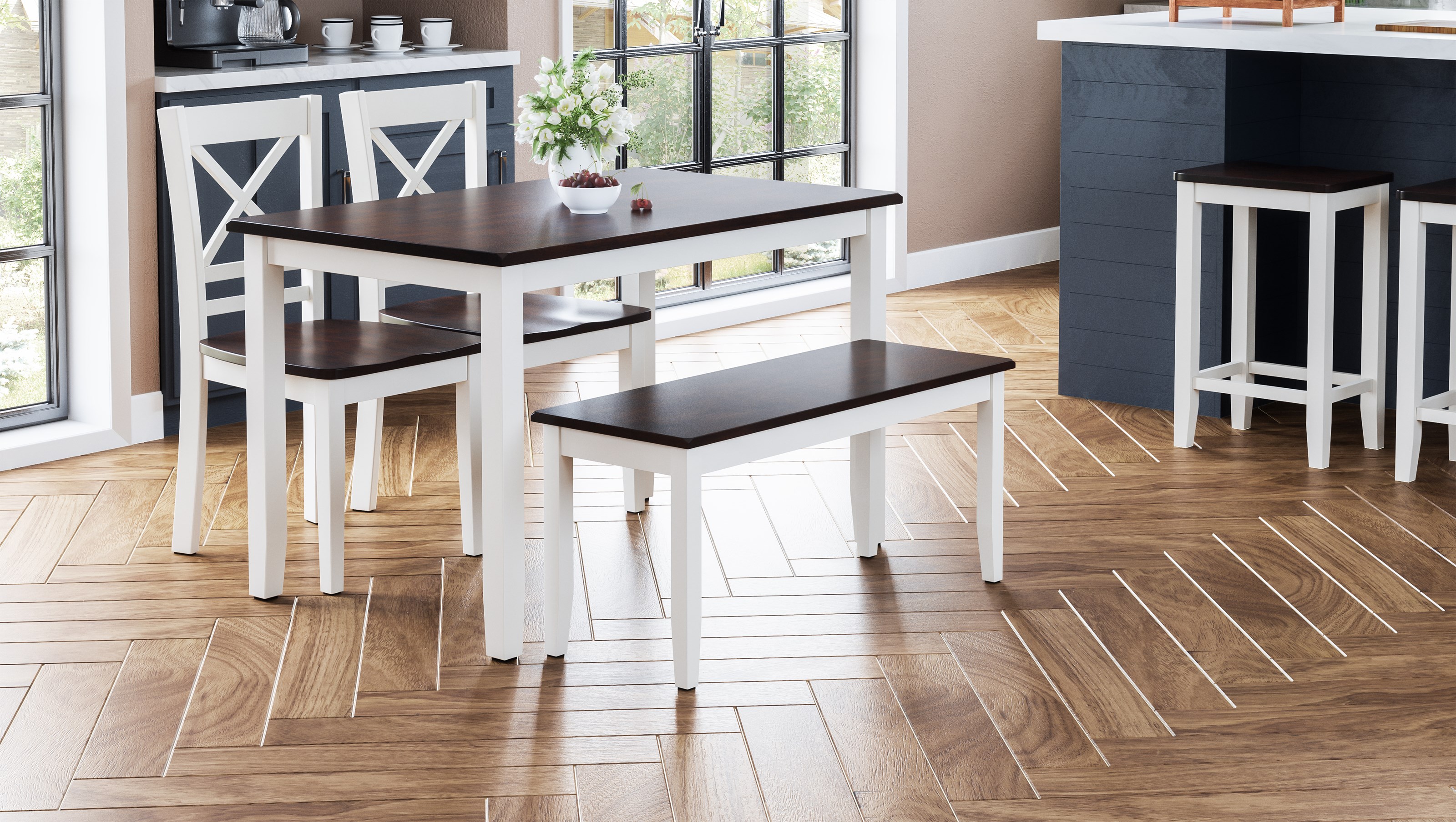 Jofran Asbury Park 4pk Dining Bennett S Furniture And Mattresses