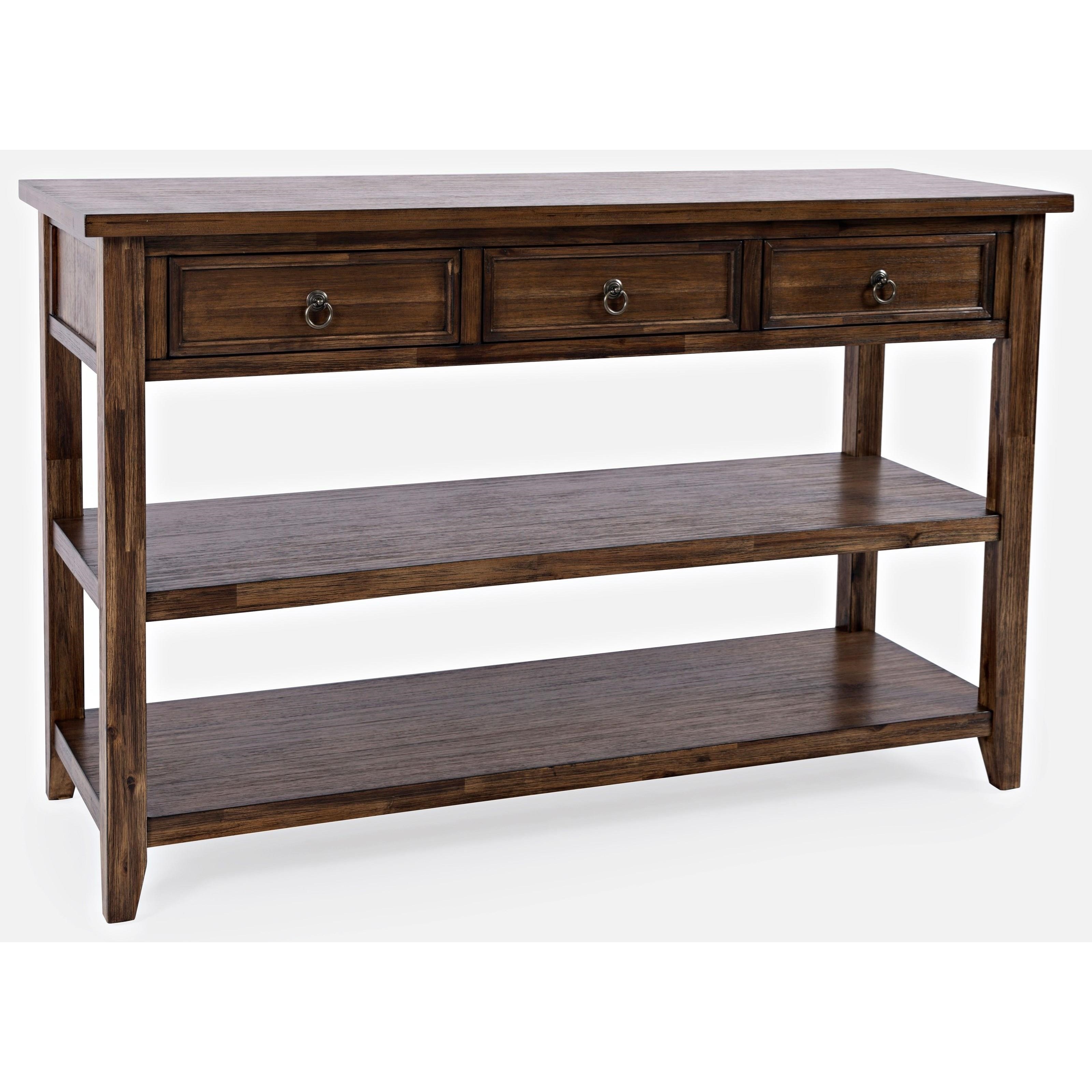Jofran Bakersfield 1900 4 Sofa Table W 3 Drawers Gill Brothers