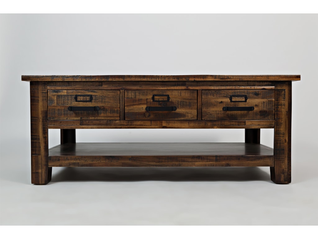 Cannon Valley Three Drawer Tail Table By Jofran At Gill Brothers Furniture