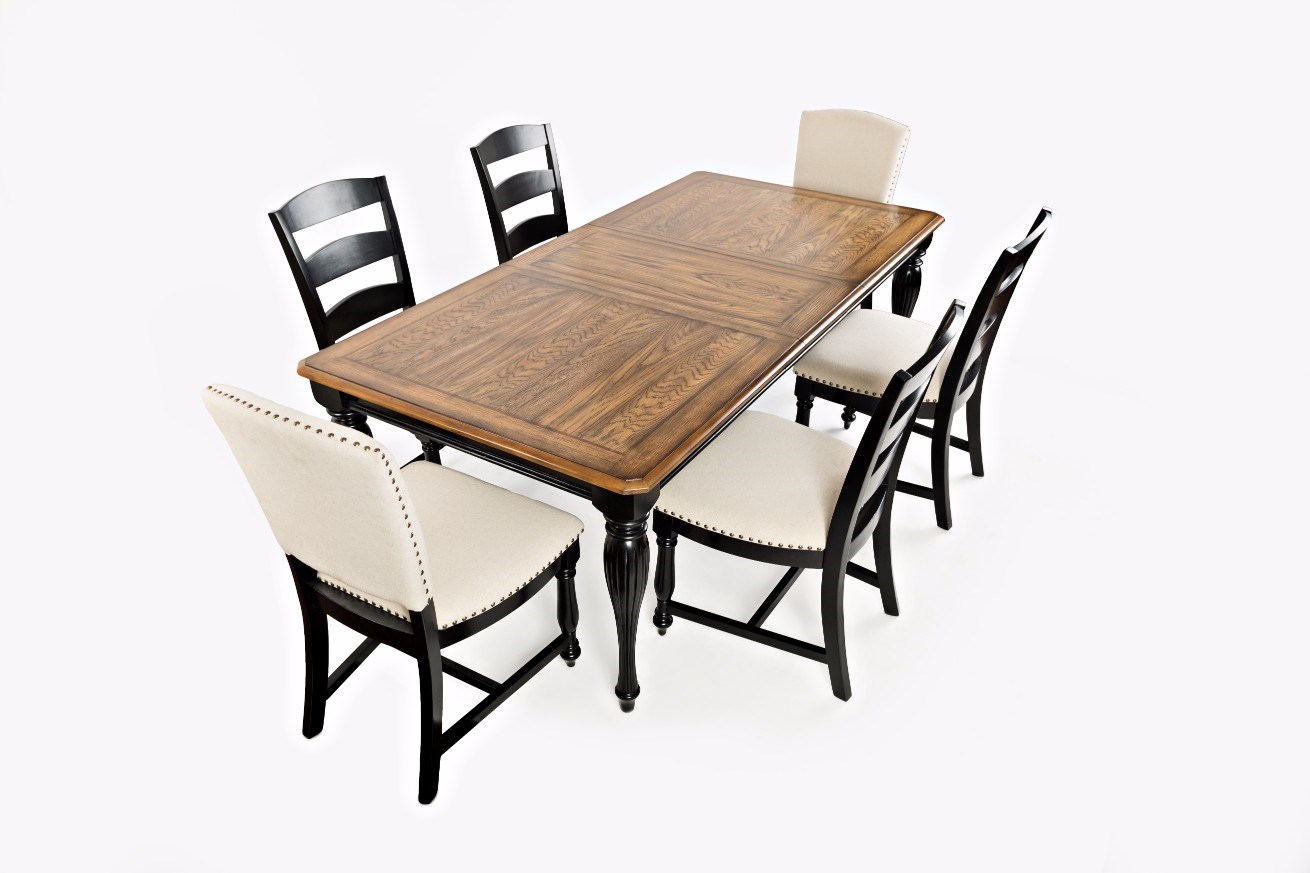 Jofran Castle Hill 1786 84 Rectangle Dining Table Dunk Bright