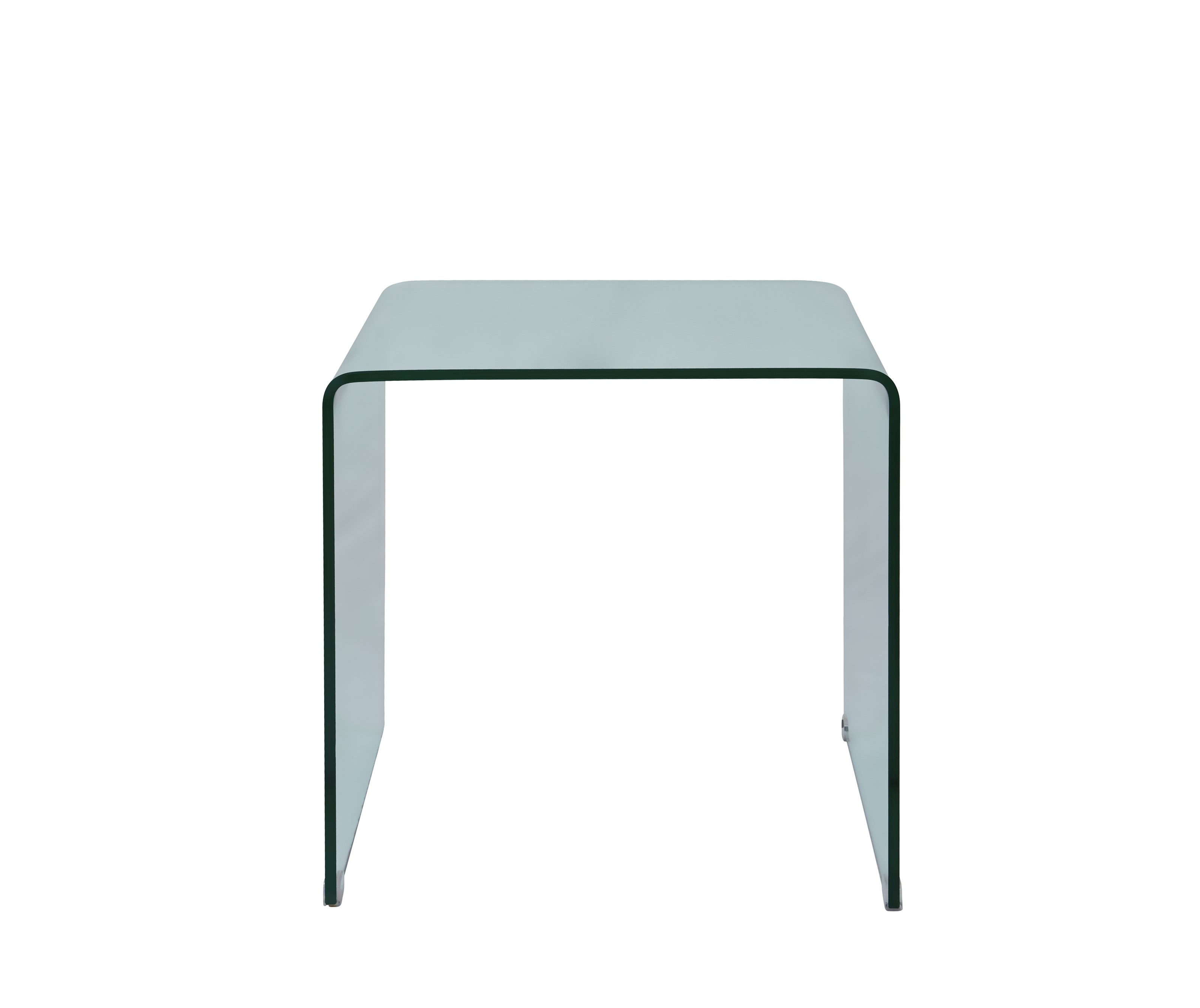 Jofran Clarity 1788 3 Bent Glass End Table Home Furnishings