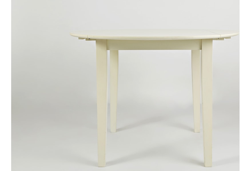 Hesperia Rectangular Drop Leaf Dining Table Pale Ale And White