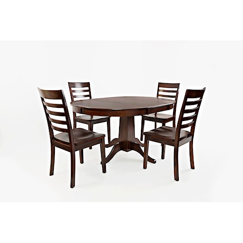 Jofran Everyday Classics Kitchen  Table and 4 Chair Set  