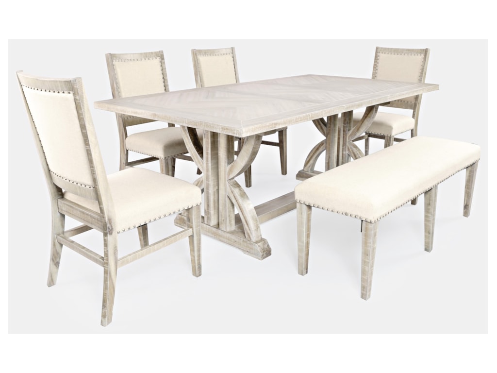 Jofran Fairview 6 Piece Dining Table And Chair Set With Bench Furniture Barn Table Chair Set With Bench Jofran Fairview 6 Piece Dining Table And Chair Set With Bench Furniture Barn Table Chair Set With Bench