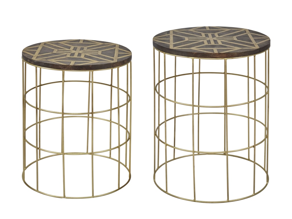 Jofran Global ArchiveSet of 2 Accent Tables