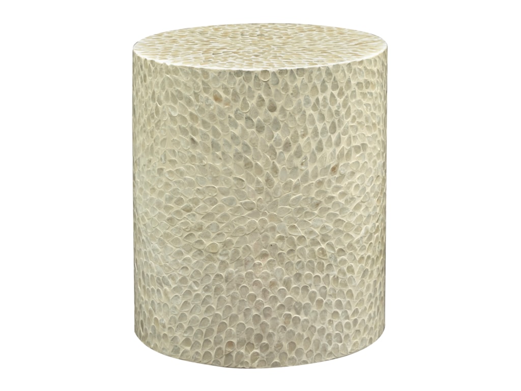 Jofran Global ArchiveRound Capiz Accent Table