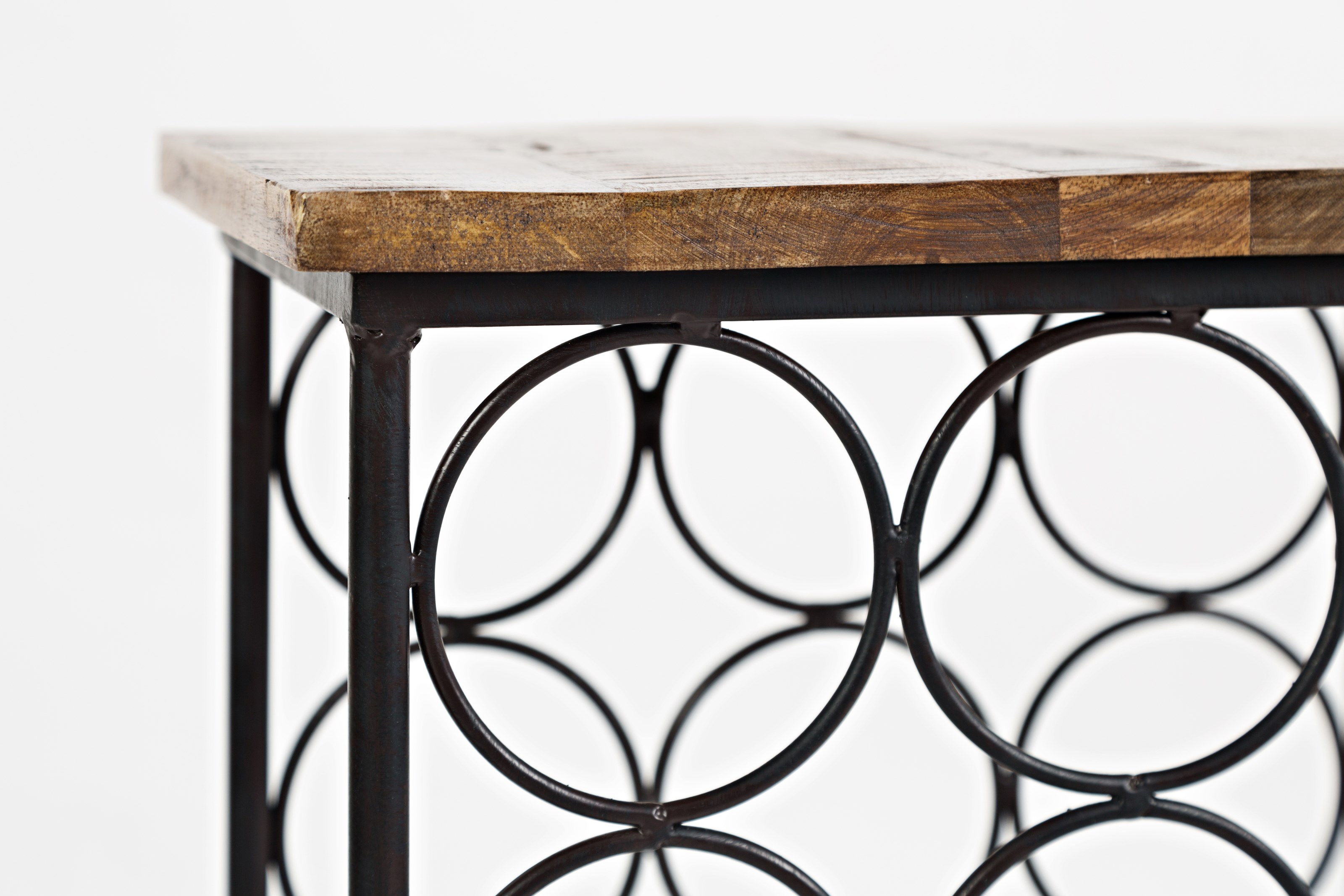 Jofran Global Archive 1730 62 Accent Table With Bottle Storage