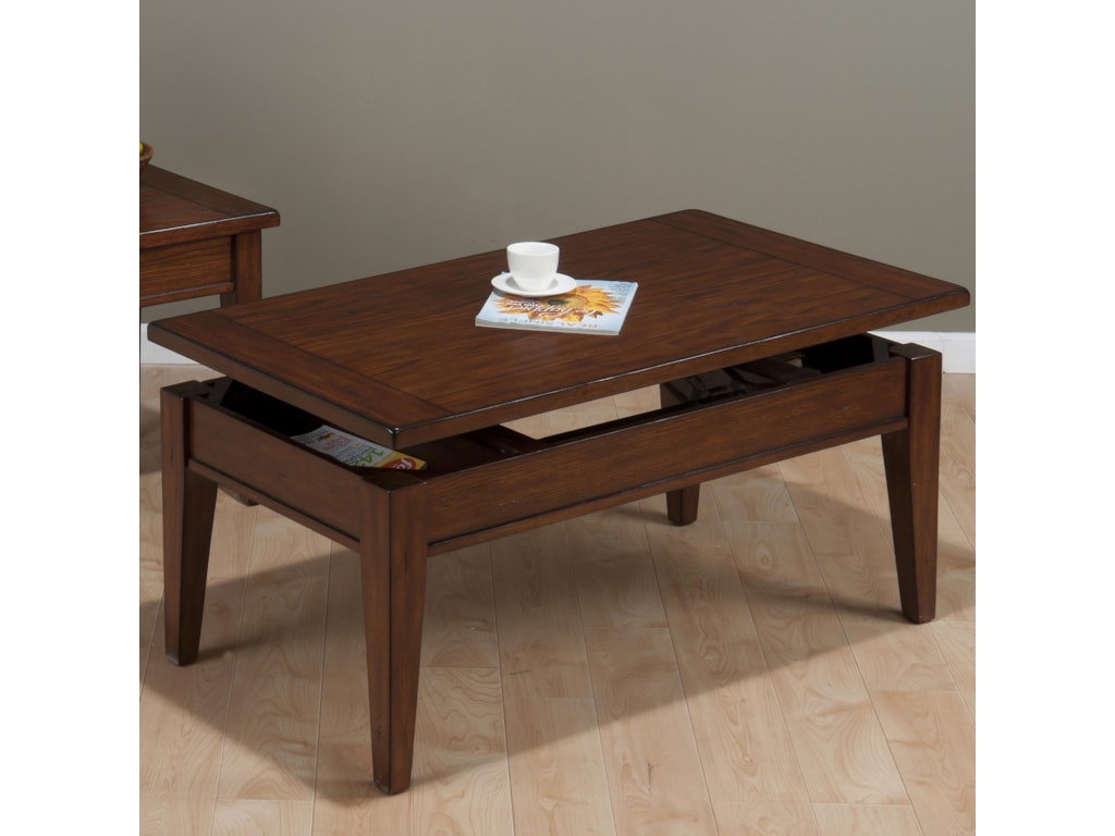 Jofran Dunbar OakLift Top Cocktail Table