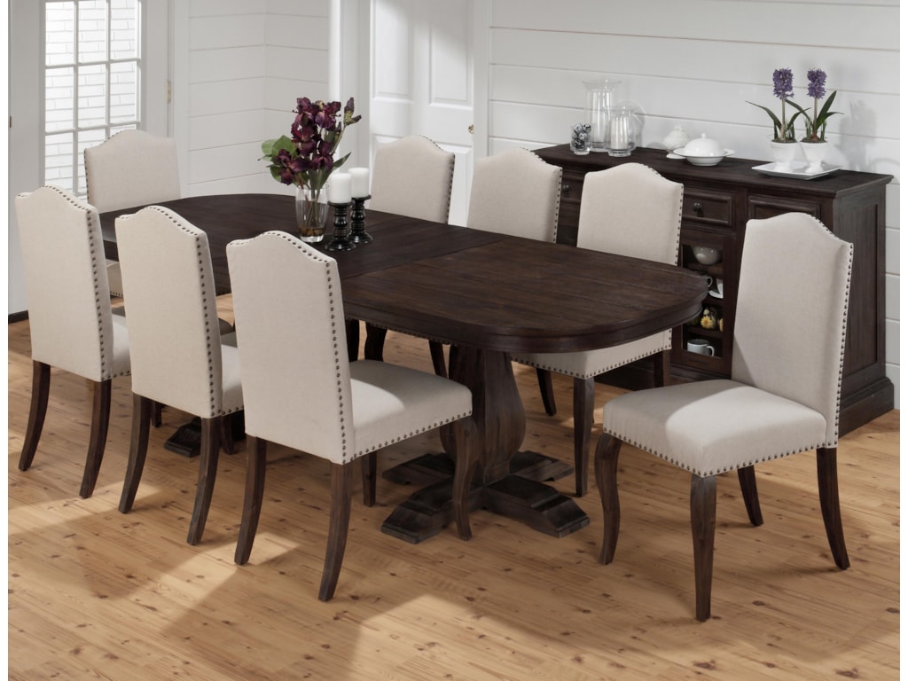 Jofran Grand Terrace Traditional Styled Dining Table With Jofran Grand Terrace Traditional Styled Dining Table With