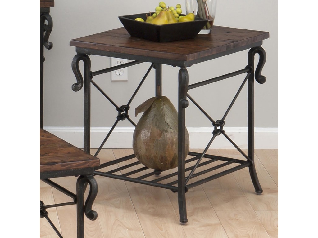 Jofran Rutledge PineRectangular End Table
