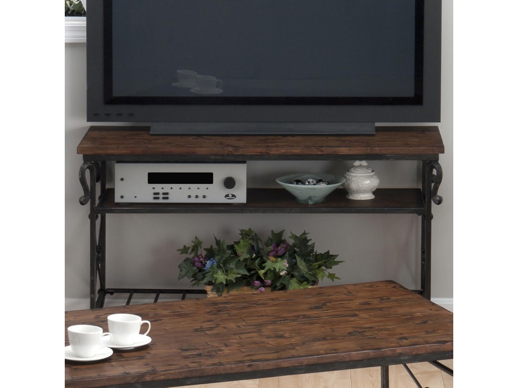 Jofran Rutledge PineSofa/Media Table