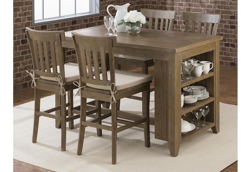 High Kitchen Table With Stools Ideas On Foter