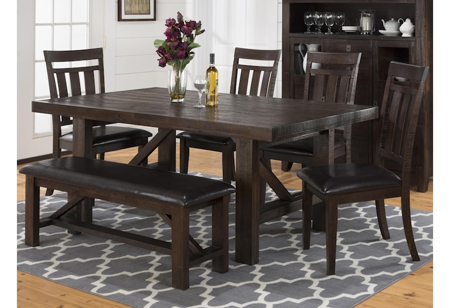 Jofran Kona Grove Dining Table Chair And Bench Set Value City