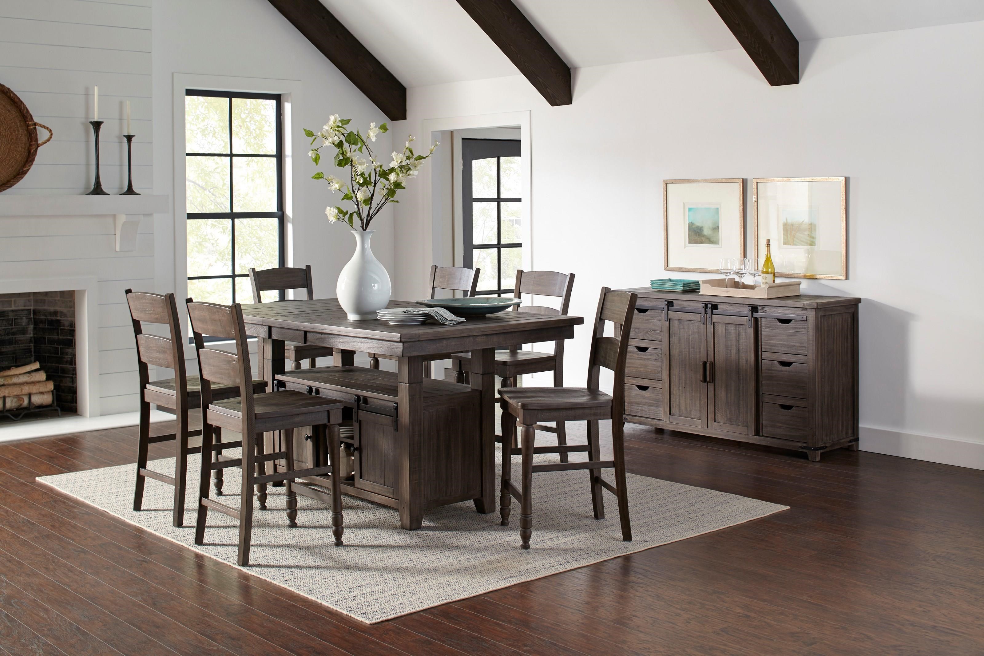 Jofran Madison County Madison County 5 Piece High Low Dining Set Rife S Home Furniture Dining 5 Piece Sets Find dining tables & chairs in a variety of styles and sizes at ikea. madison county 5 piece adjustable height dining set