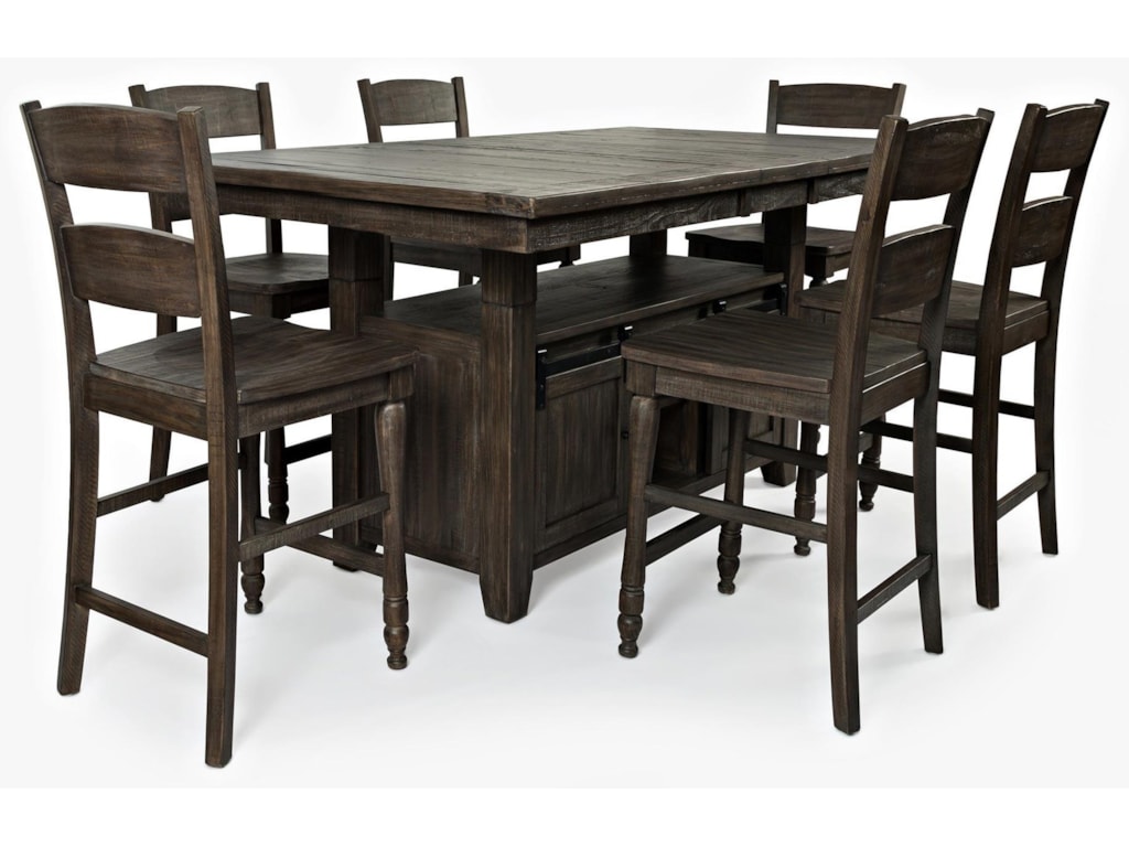 Jofran Myersville - Barnwood7PC Table & Chair Set