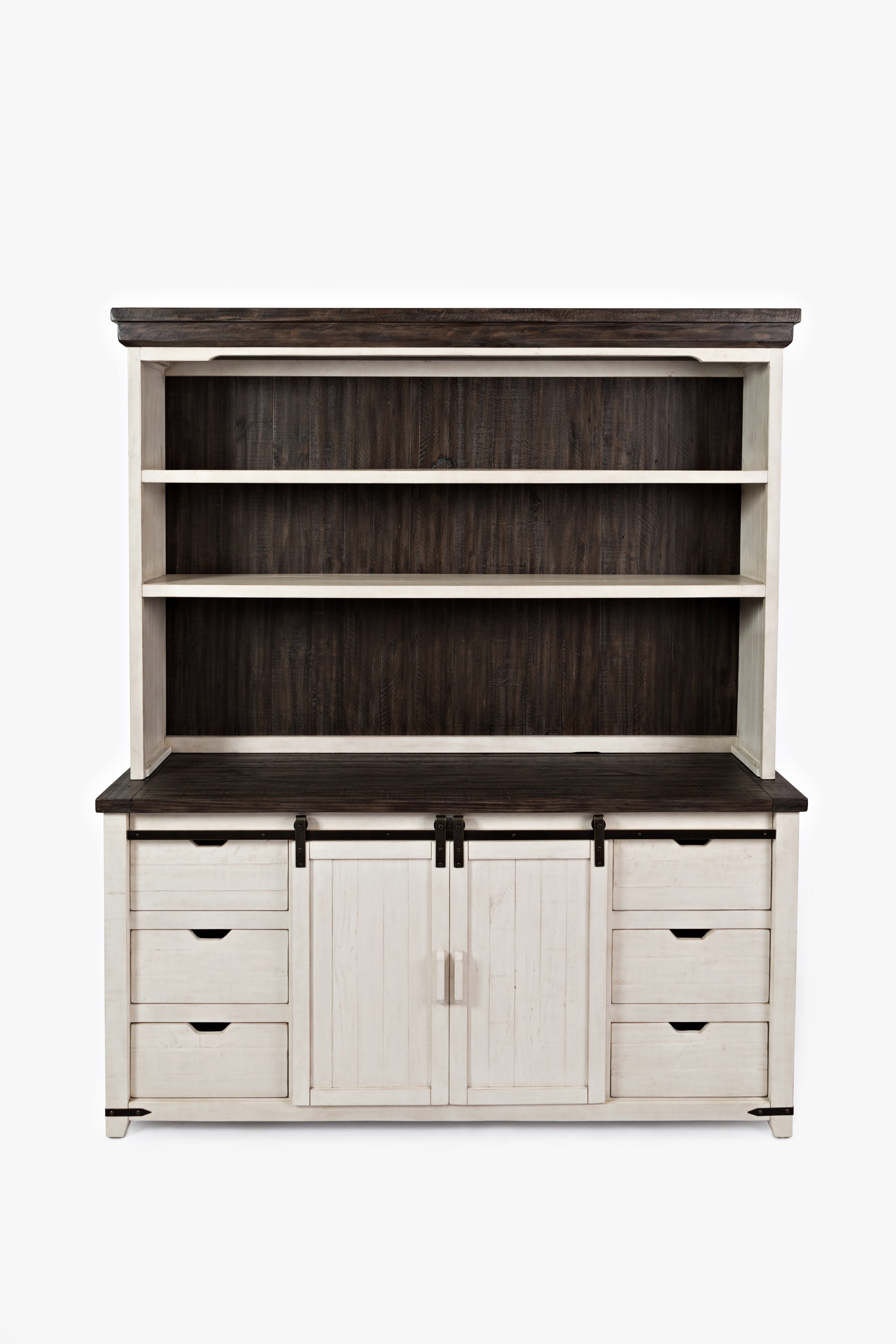 Belfort Essentials Stableview Hutch Server Belfort Furniture Servers