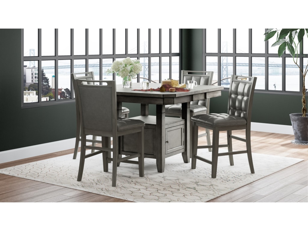 Manchester 5 Piece Counter Height Dining Set By Jofran At Reeds Furniture