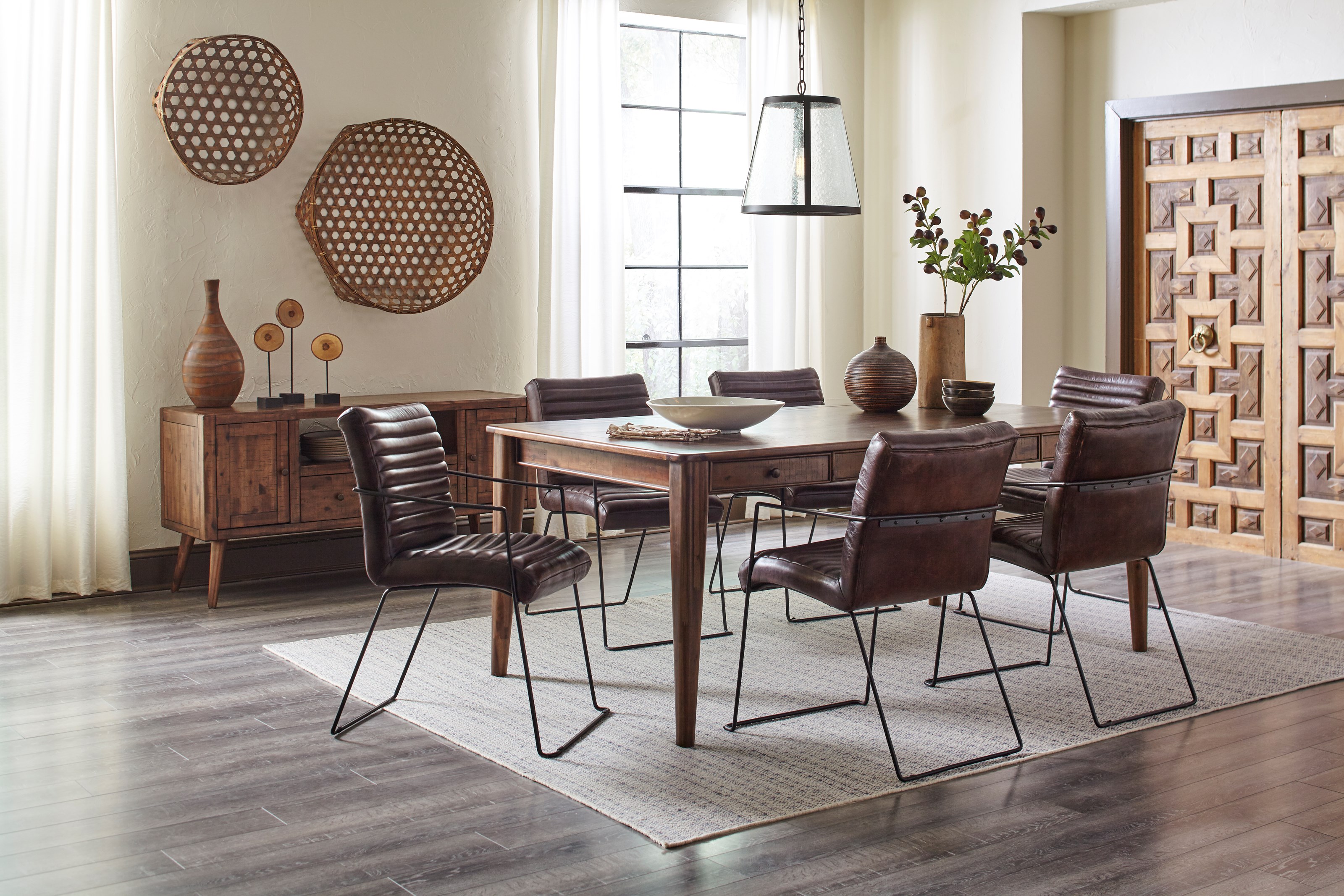 Jofran Modern Living 8 Drawer Dining Table Lindy S Furniture