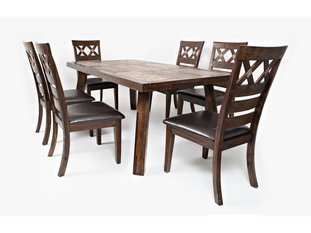 Jofran Painted Canyon Table With Six Chairs Dunk Bright Painted Canyon Table With Six Chairs By Jofran