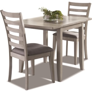 Jofran Stoneridge 3 Piece Dining Set Includes Table And 2 Chairs Morris Home Dining 3 Piece Sets
