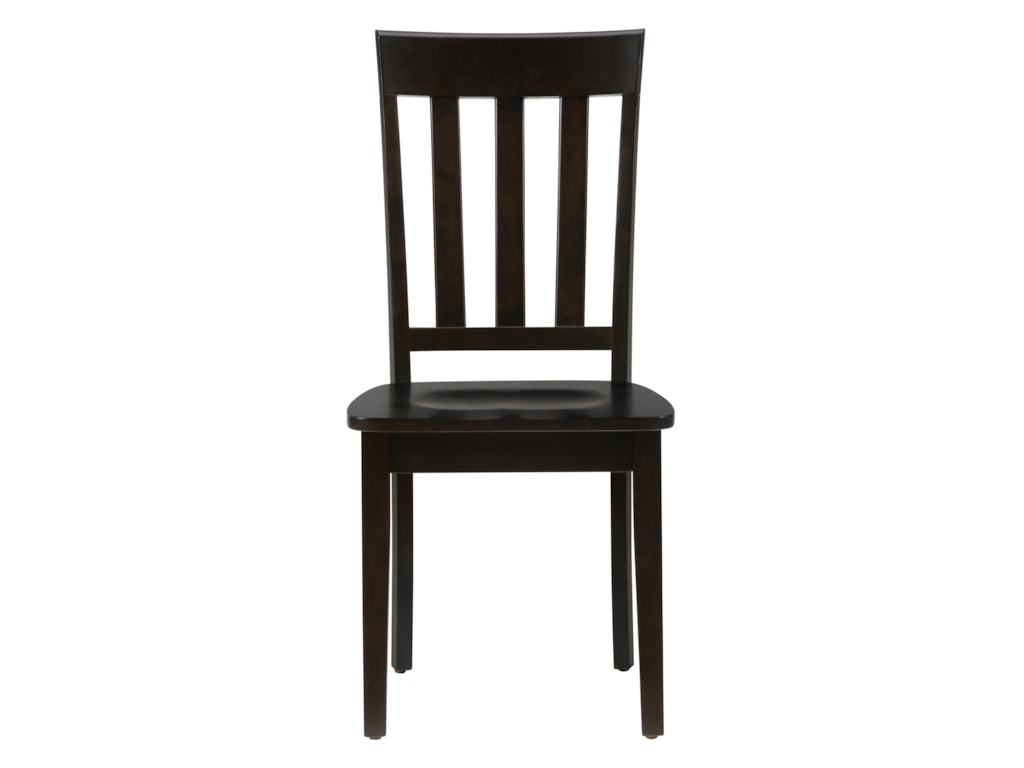 3x3x3 Espresso Slat Back Side Chair For Table Sets By Jofran At Rotmans