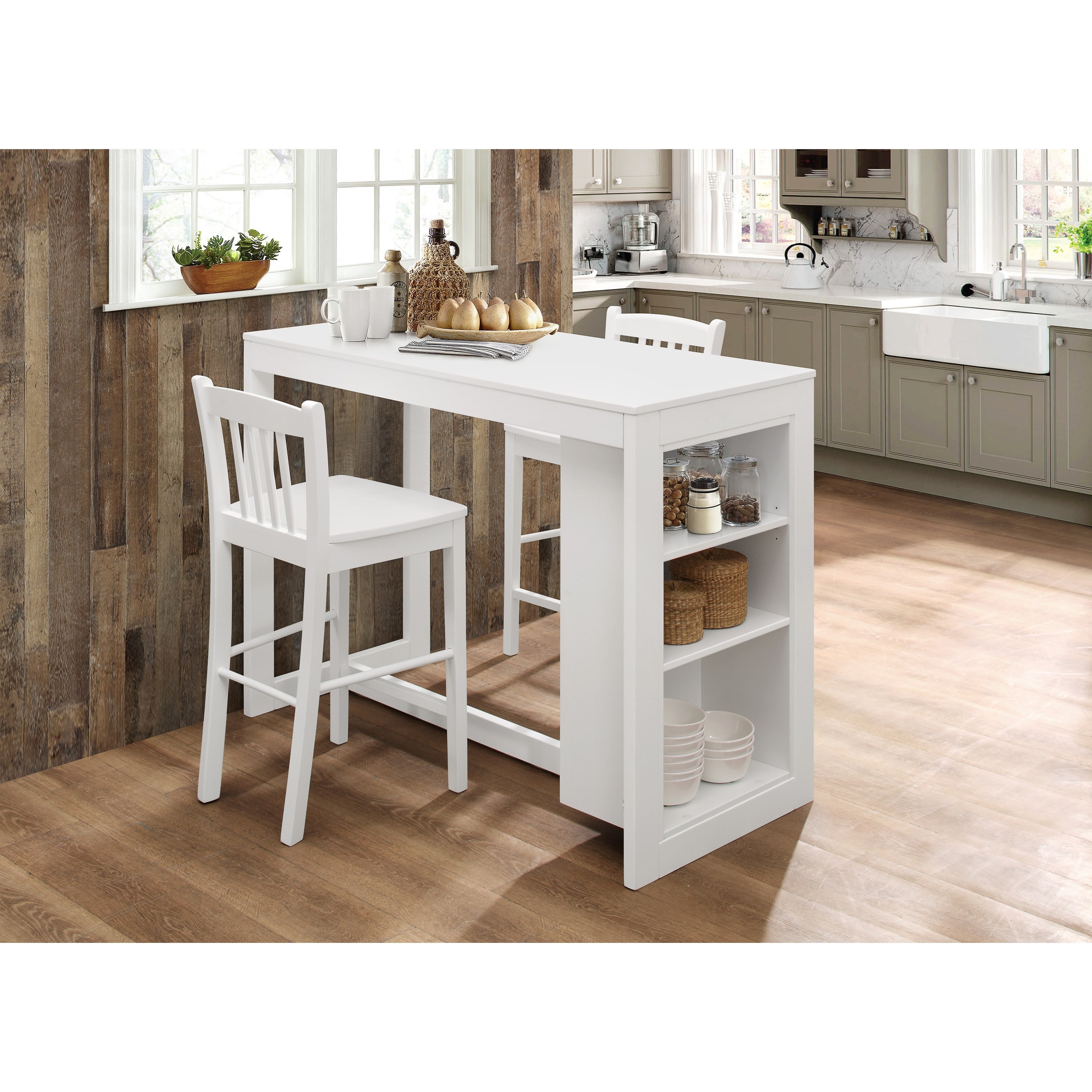Jofran Tribeca Counter Height Table With 2 Chairs Vandrie Home