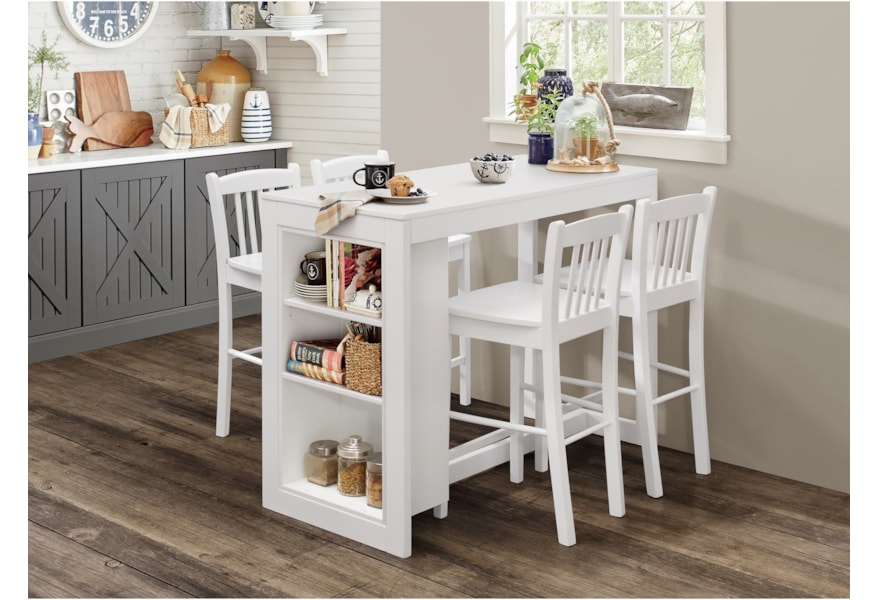 Jofran Tribeca Counter Height Table With 4 Chairs Westrich