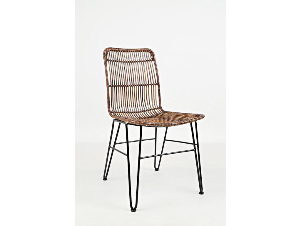 Jofran Urban Dweller 1604 425kd Wire And Rattan Dining Chair Jofran Urban Dwellerwire And Rattan Dining Chair