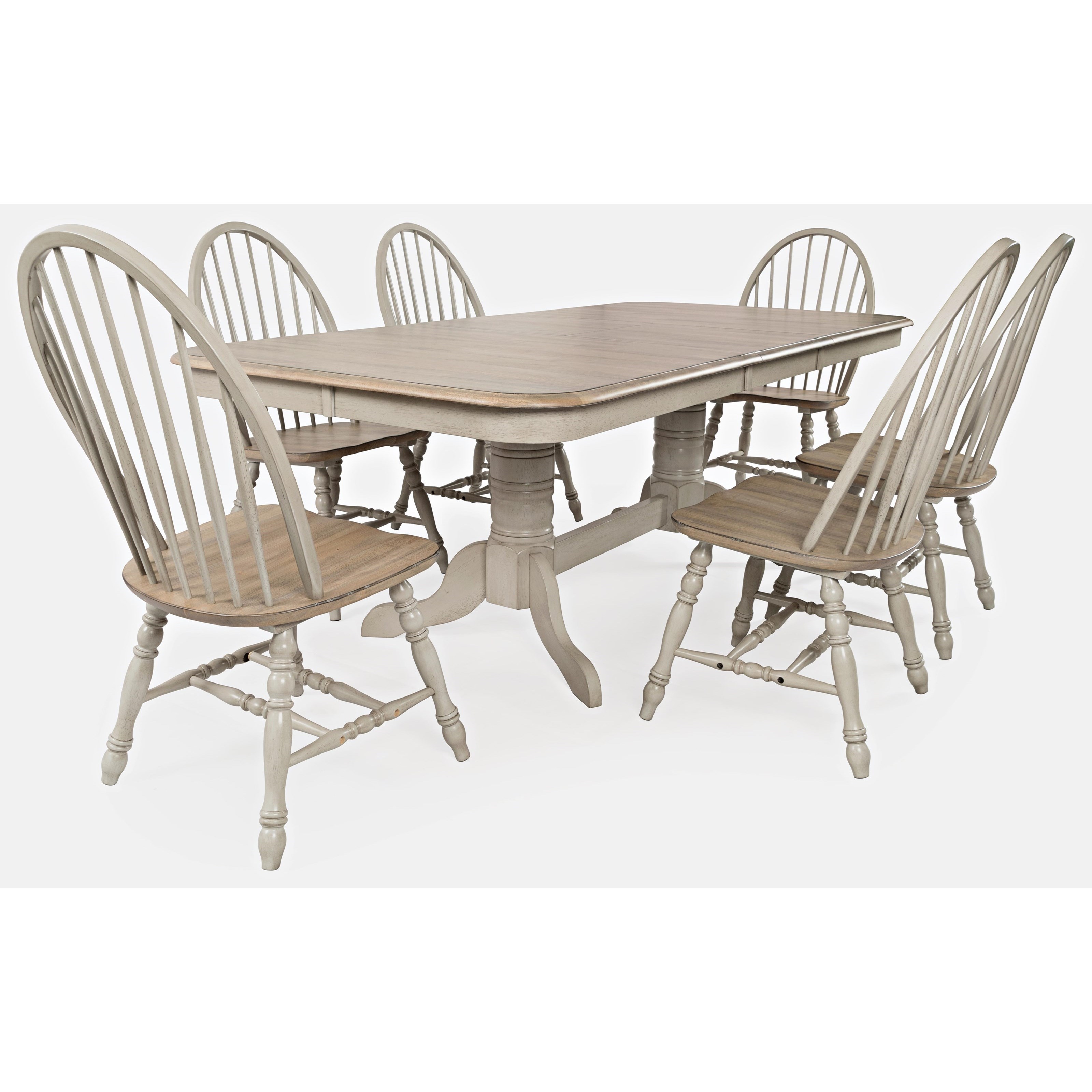 Jofran Westport 7 Piece Dining Table And Chair Set Lindy S Furniture Company Dining 7 Or More Piece Sets