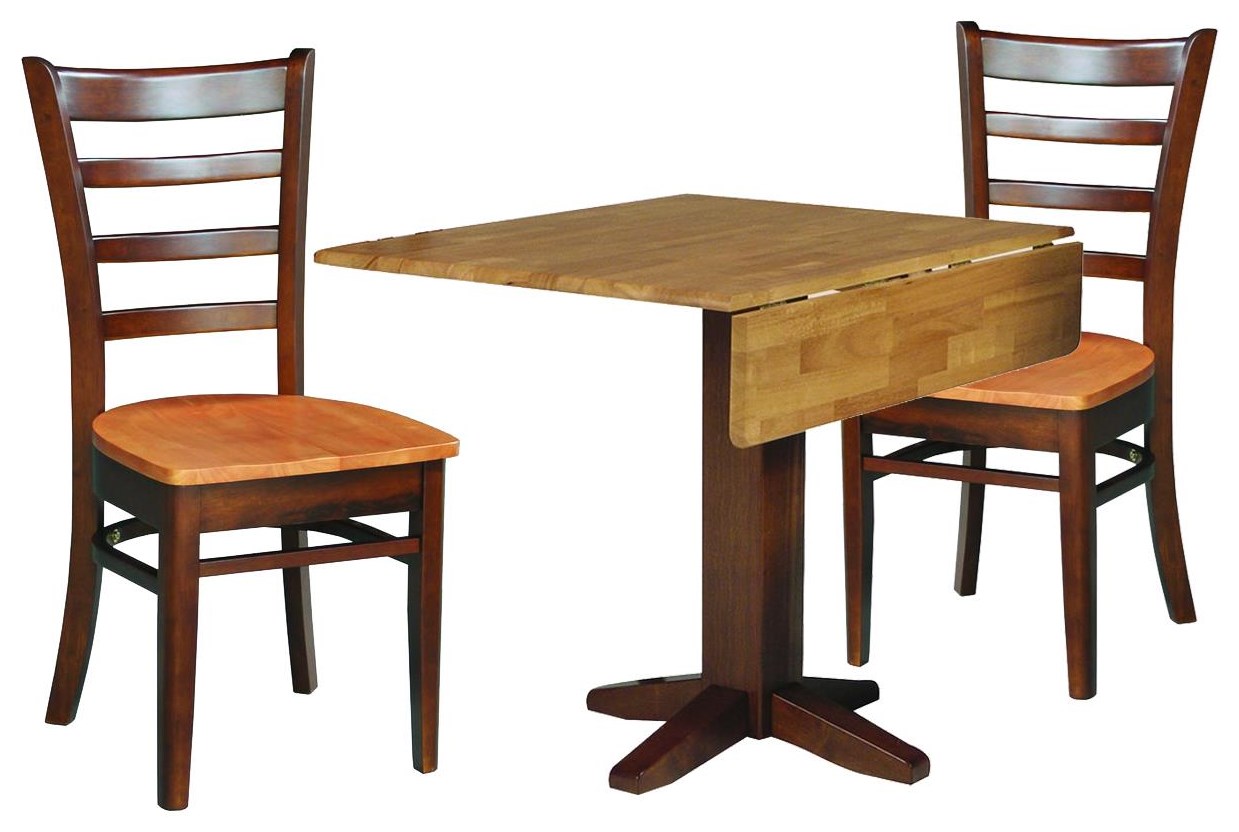 John Thomas Dining Essentials Table And 2 Chairs Johnny Janosik Dining 3 Piece Sets
