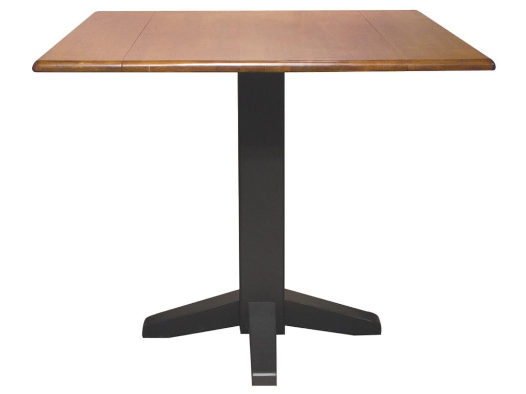 John Thomas Dining EssentialsSquare Drop Leaf Pedestal Table