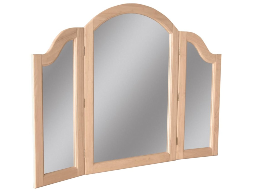 John Thomas Select Bedroom Bd 5055 Tri Fold Mirror Thornton