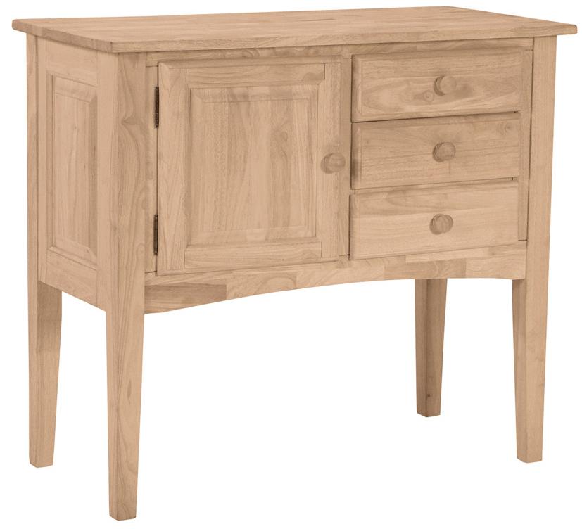 John Thomas Select Dining Sv 32 1 Door 3 Drawer Huntboard Server