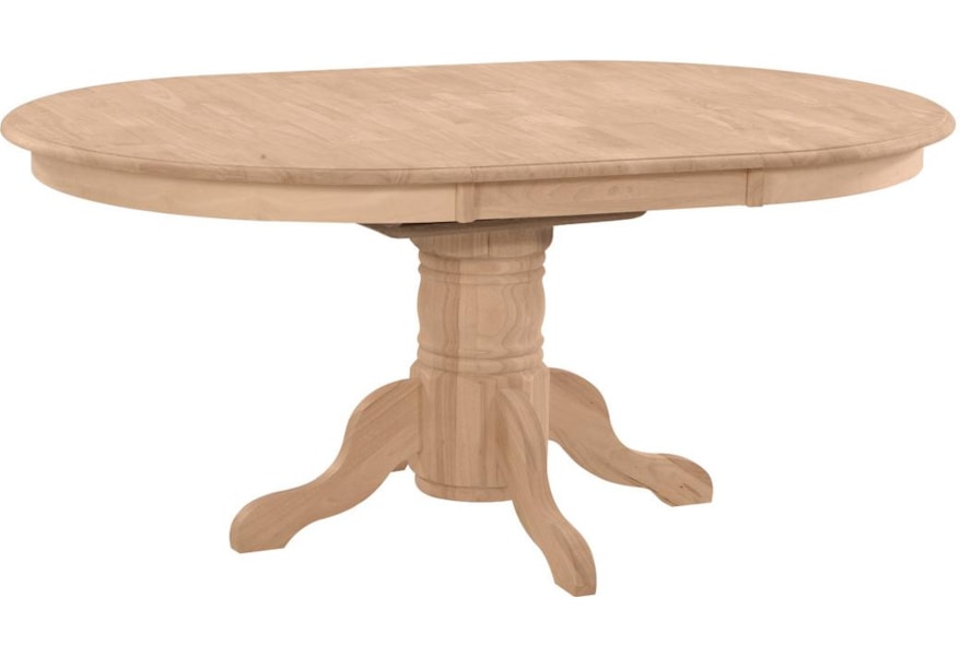 John Thomas Select Dining Butterfly Leaf Oval Pedestal Dining Table Belfort Furniture Dining Tables