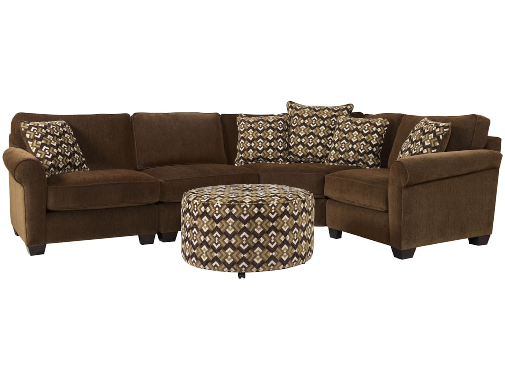 Jonathan Louis Benjamin Sectional Sofa With Wedge Fashion Benjamin Sectional Sofa With Wedge By Jonathan Louis