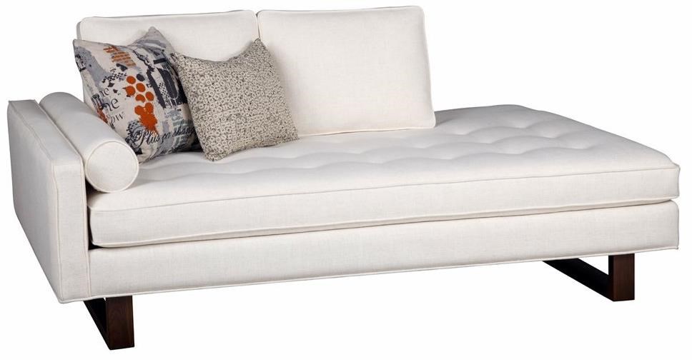 Jonathan Louis Bennett Contemporary Left Arm Facing Chaise With Tufted Cushion Fashion Furniture Chaises