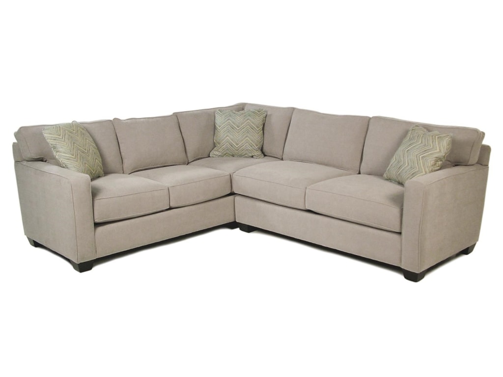 Heavenly 2 Piece Stationary Sectional Rotmans Sofa Heavenly 2 Piece Stationary Sectional