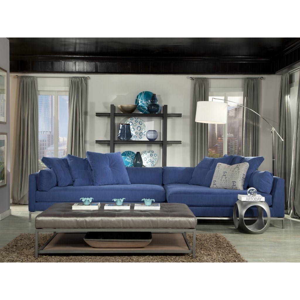 Jonathan Louis Cordoba Contemporary 2 Seat Sectional Sofa With