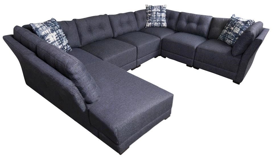 Santa Monica Fenwick Modern Sectional Sofa With Accent Pillows Santa Monica Fenwickfenwick Modern Sectional Sofa