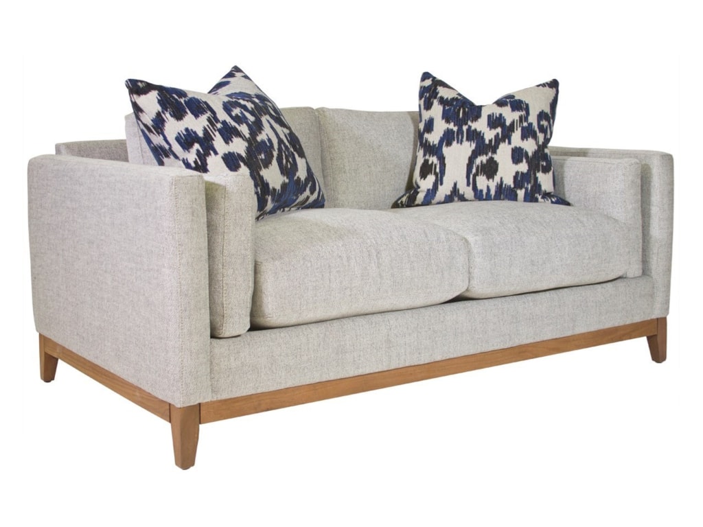 Jonathan Louis Kelsey Modern Condo Sofa With Bolster Arm Pillows And Jonathan Louis Kelseycondo Sofa