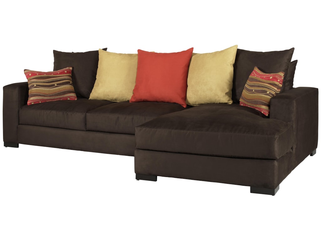 Jonathan Louis Lombardy Contemporary Sectional Sofa With Right Jonathan Louis Lombardysectional Sofa With Right Chaise