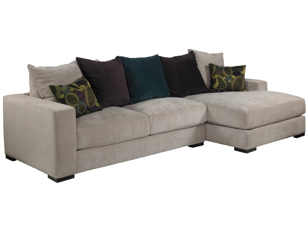 Jonathan Louis Lombardy Contemporary Sectional Sofa With Right Jonathan Louis Lombardysectional Sofa With Right Chaise