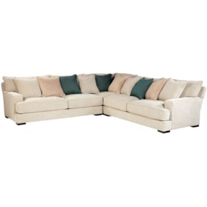 Jonathan Louis Matthew Contemporary 4 Seat Sectional Sofa With Deep Seats Fashion Furniture Sectional Sofas