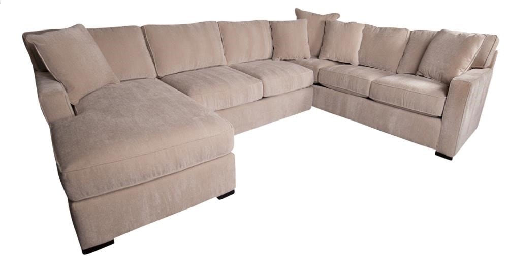 Santa Monica Mckinley Sectional Sofa With Accent Pillows Morris Santa Monica Mckinleymckinley Sectional Sofa