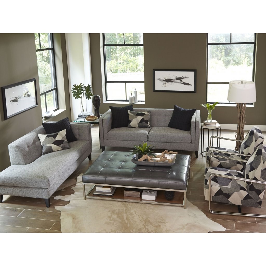 Jonathan Louis Strathmore 11129r Contemporary Right Facing Chaise Lounge With Tufting Thornton Furniture Chaises