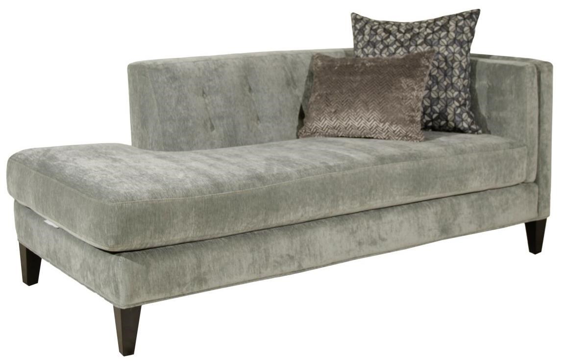 one armed chaise lounge